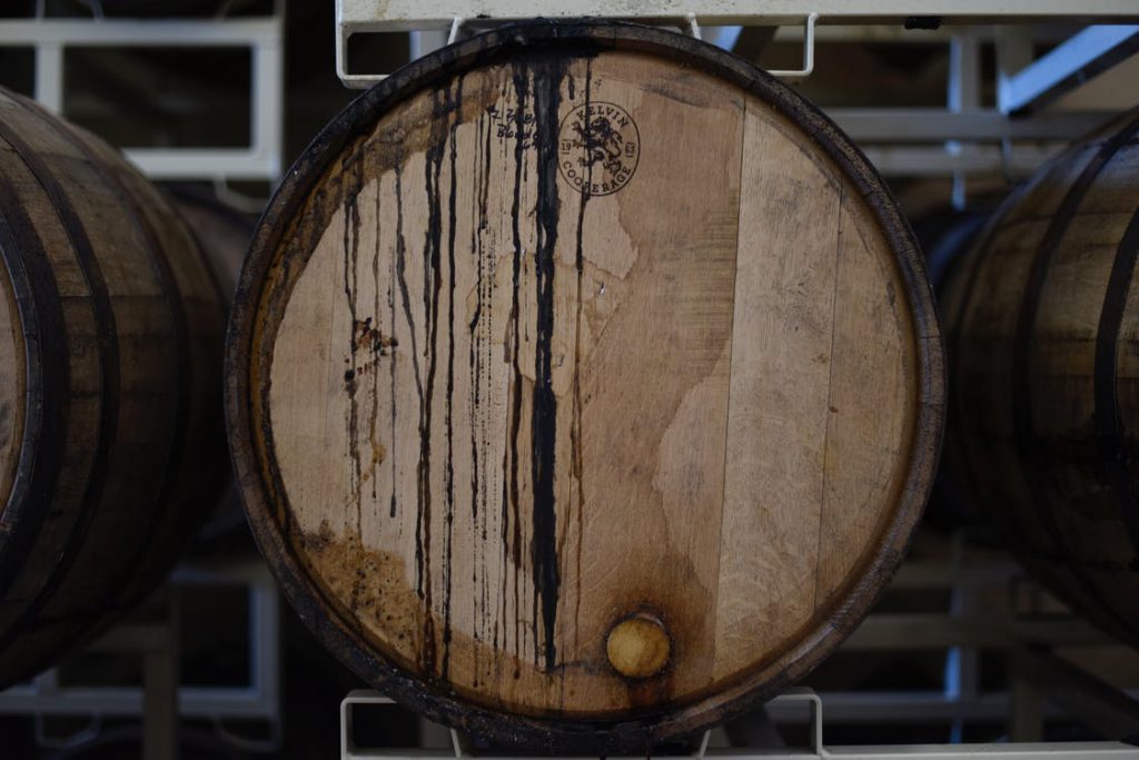Image of Brown Wooden Barrel