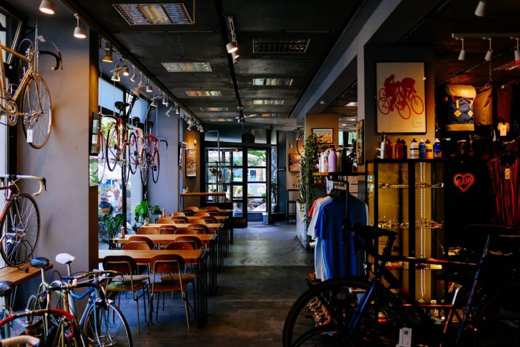 Image of Bikes Inside Store