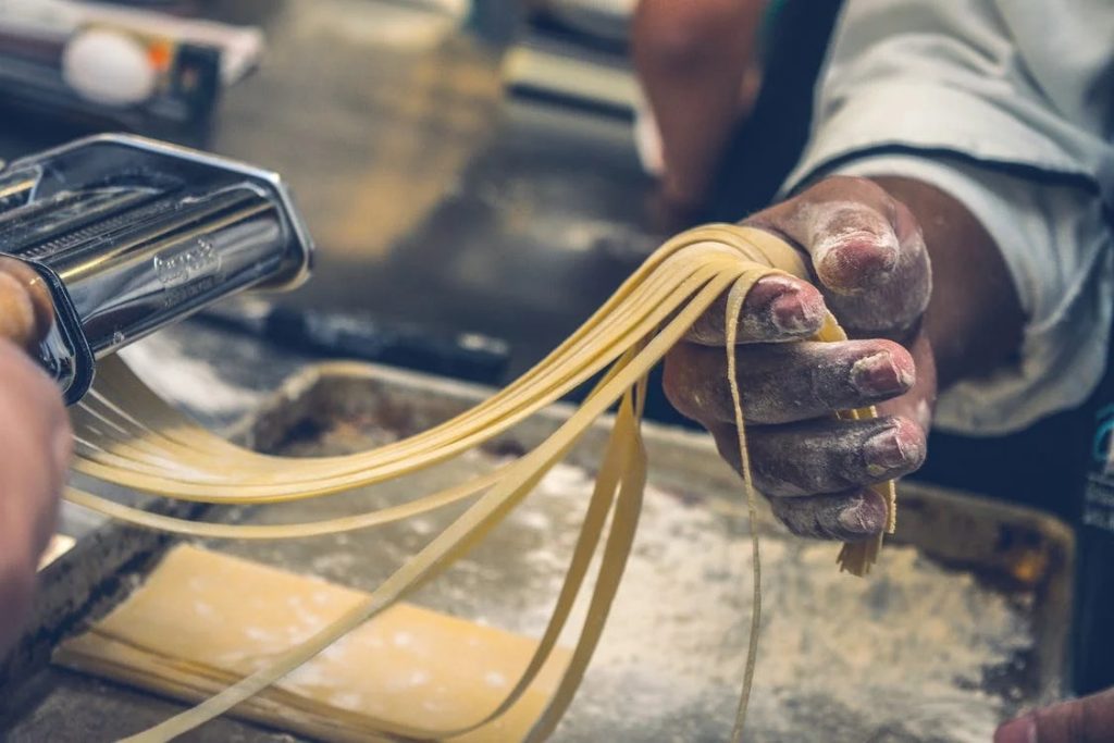 Image of Making Pasta Tagliatelle