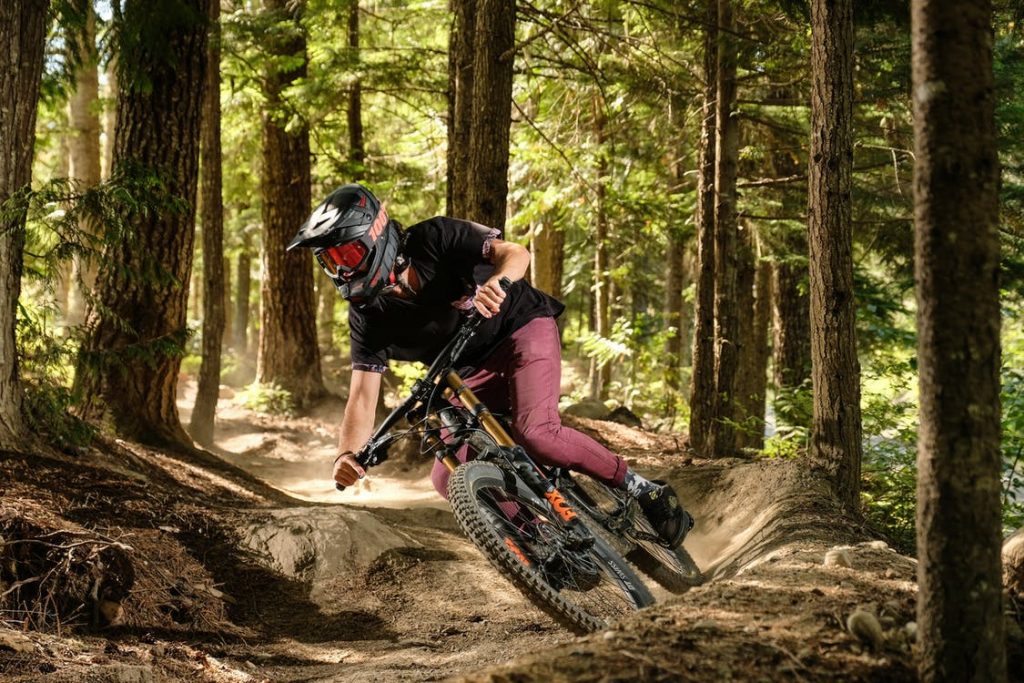 Image of Biking in Forest
