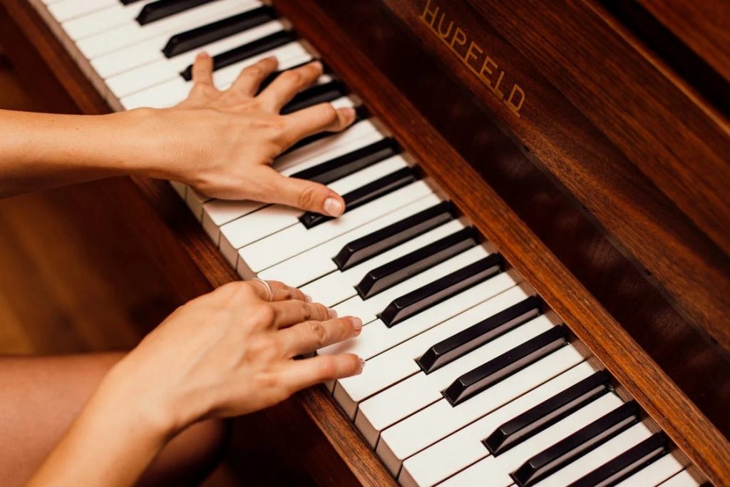 Image of playing piano