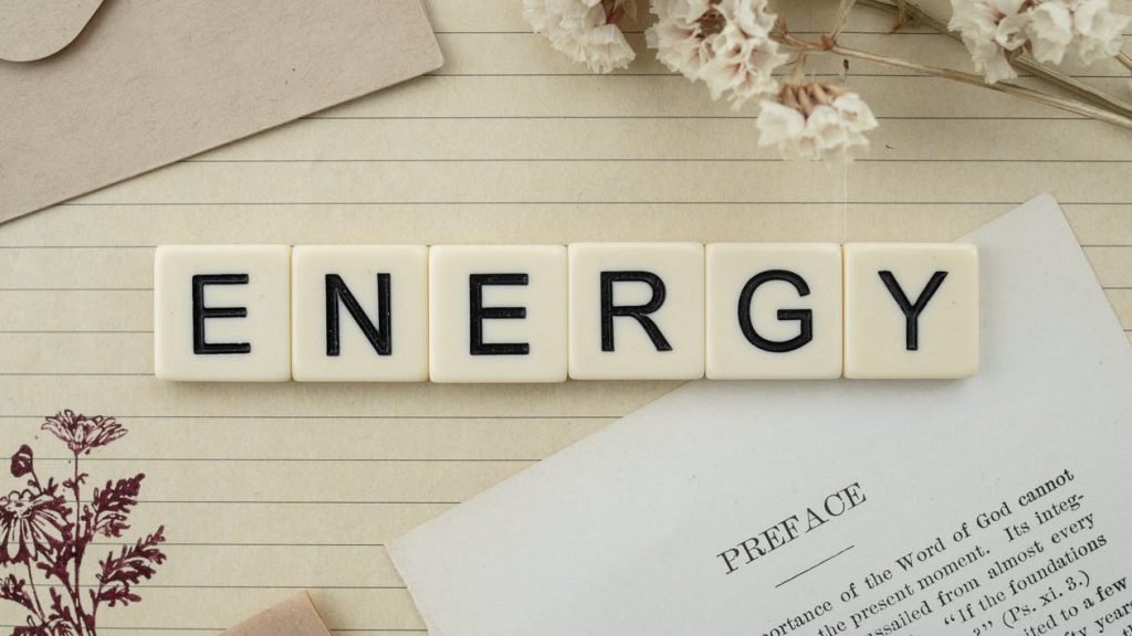 Image of energy text