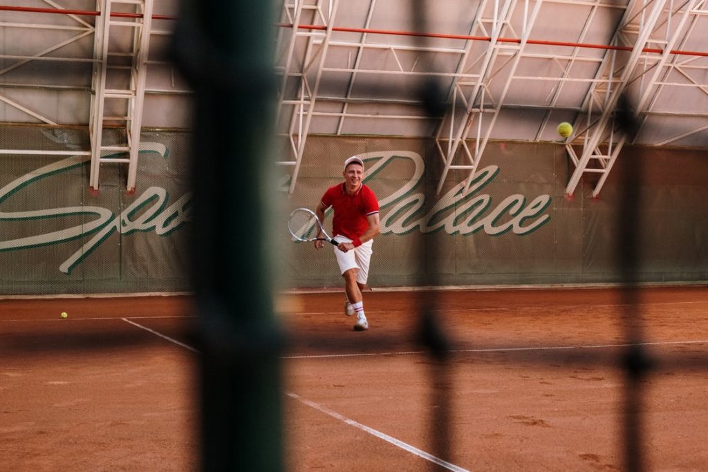 Image of playing tennis